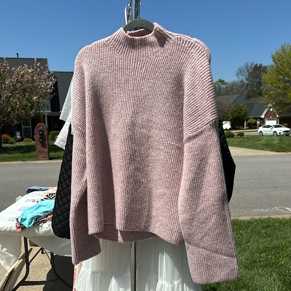 NWT Easy Funnel Sweater